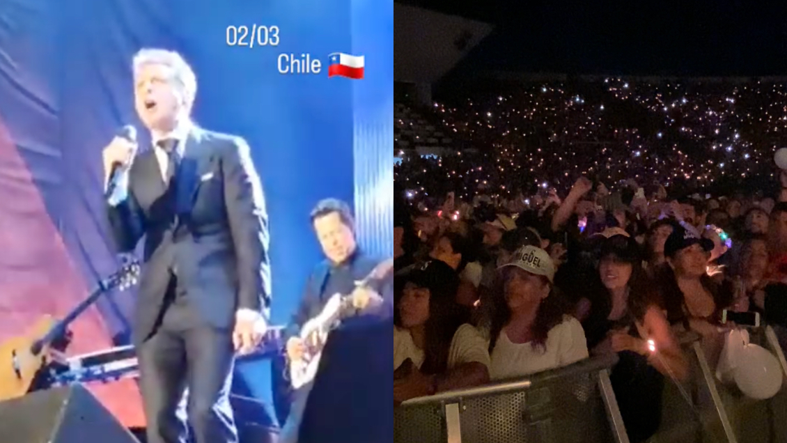 Con un sincronizado e icónico show, el tour de Luis Miguel se despide de Chile Con un sincronizado e icónico show, el tour de Luis Miguel se despide de Chile
