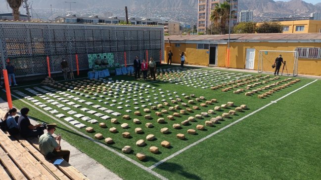   Carabineros incautó 807 kilos de marihuana en Antofagasta 