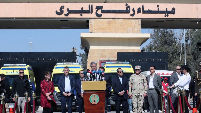 Guterres calificó de 