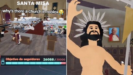  Jóvenes hacen misas en Roblox y se llenan  