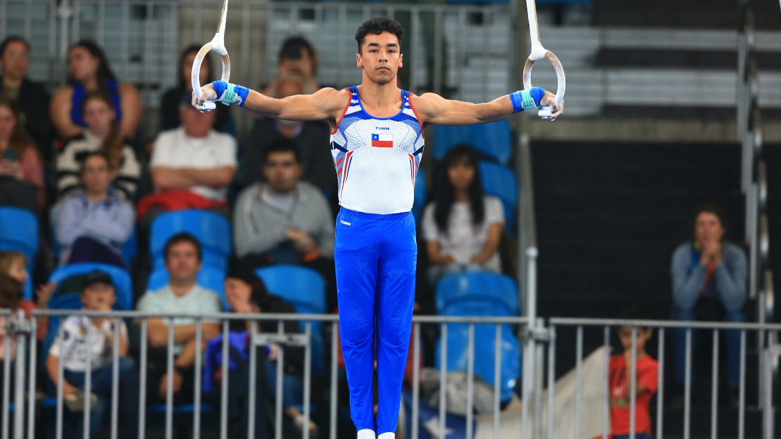 Joaquín Álvarez, el futuro de la gimnasia chilena que ya tiene un movimiento con su nombre Joaquín Álvarez, el futuro de la gimnasia chilena que ya tiene un movimiento con su nombre