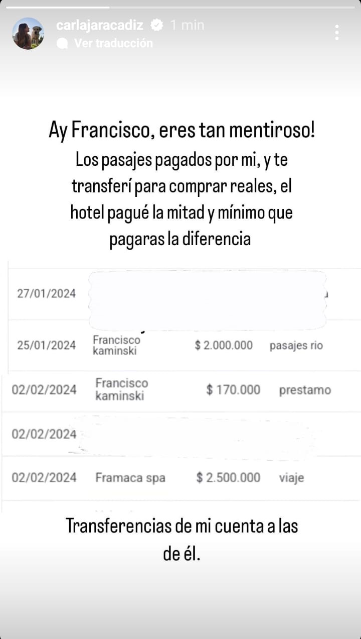 Carla Jara contra Kaminski Respuesta de Carla Jara a Kaminski