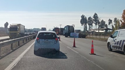  Con protestas en la Ruta 5: Paro de camioneros llega a la zona central  