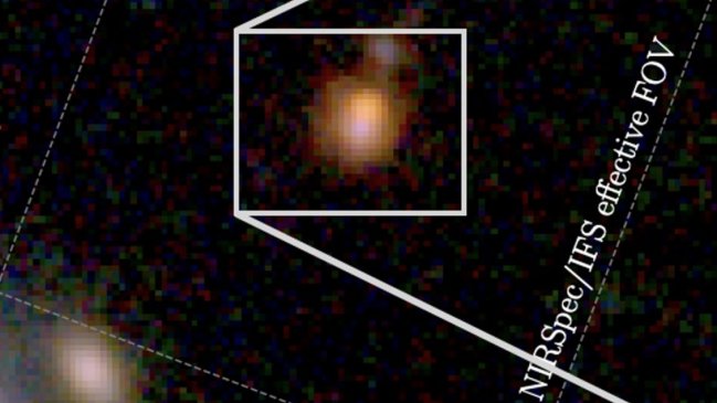   Telescopio James Webb captó la fusión de agujeros negros más lejana y primitiva hasta ahora 