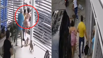   Madre aplicó una patada voladora para frustrar asalto a su hijo en Colombia 