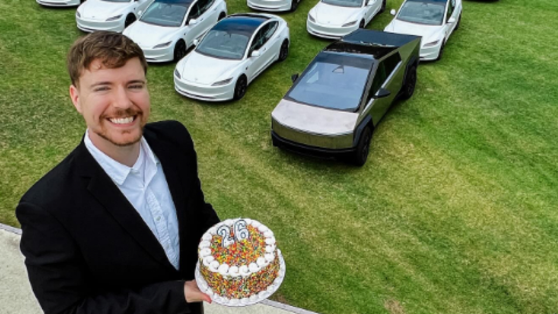 Chileno que ganó el Tesla sorteado por MrBeast no podrá recibirlo Chileno que ganó el Tesla sorteado por MrBeast no podrá recibirlo