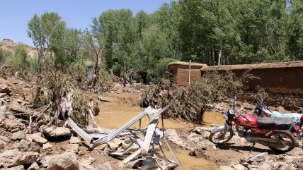  Inundaciones en Afganistán: Al menos 50 personas murieron  