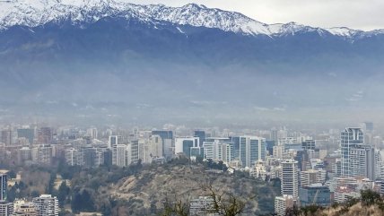   Así se vio el cielo de Santiago en la primera preemergencia del año 