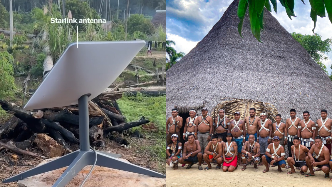 Tribu remota de Brasil accedió a internet y ahora son adictos a redes sociales Tribu remota de Brasil accedió a internet y ahora son adictos a redes sociales