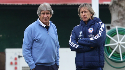   La presencia de Pellegrini marcó la práctica de La Roja en 