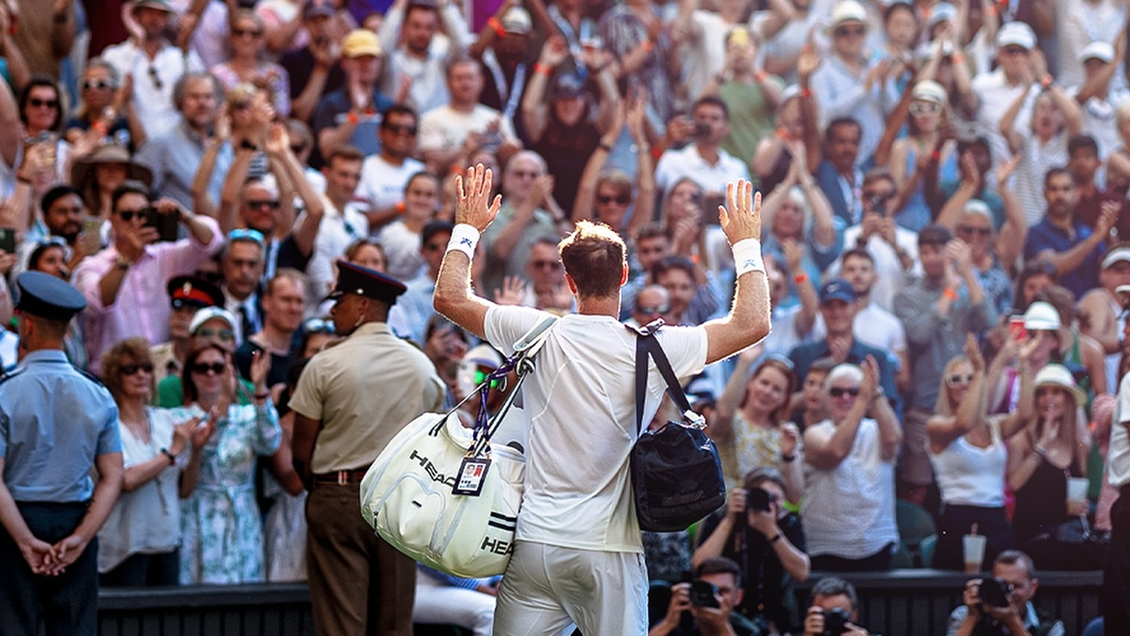 Andy Murray se despidió del dobles en Wimbledon con un sentido homenaje Andy Murray se despidió del dobles en Wimbledon con un sentido homenaje