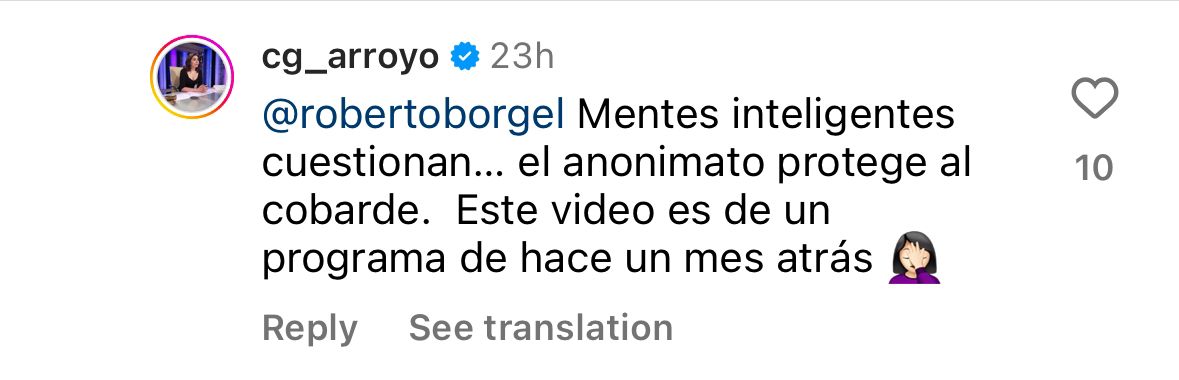 Carmen Gloria Arroyo negó acusaciones de maltrato laboral