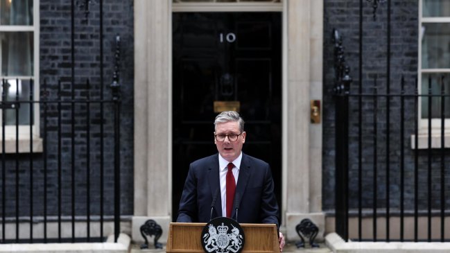 El laborista Keir Starmer es el nuevo primer ministro de Reino Unido