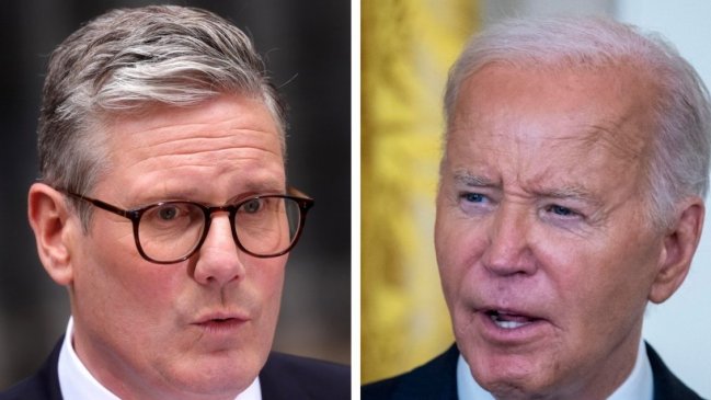 Starmer y Biden reafirman mantener buena relación entre Reino Unido y EEUU