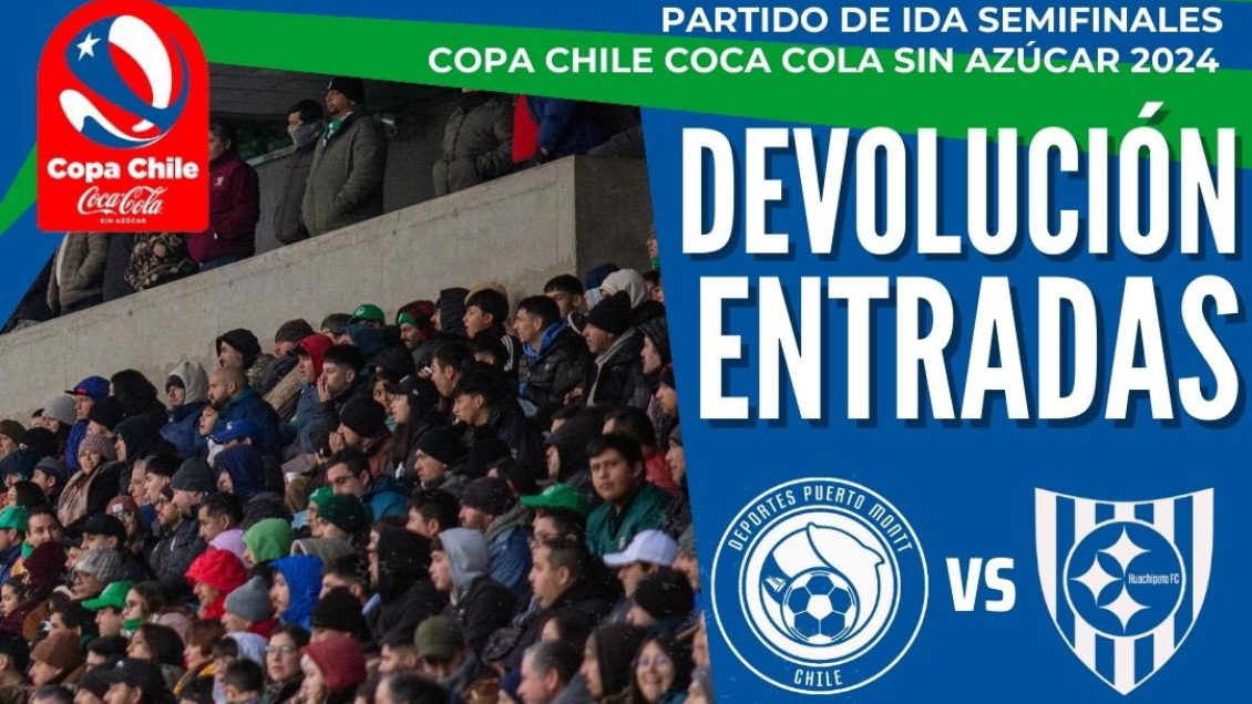 D. Puerto Montt inició la devolución de entradas por el duelo suspendido con Huachipato D. Puerto Montt inició la devolución de entradas por el duelo suspendido con Huachipato