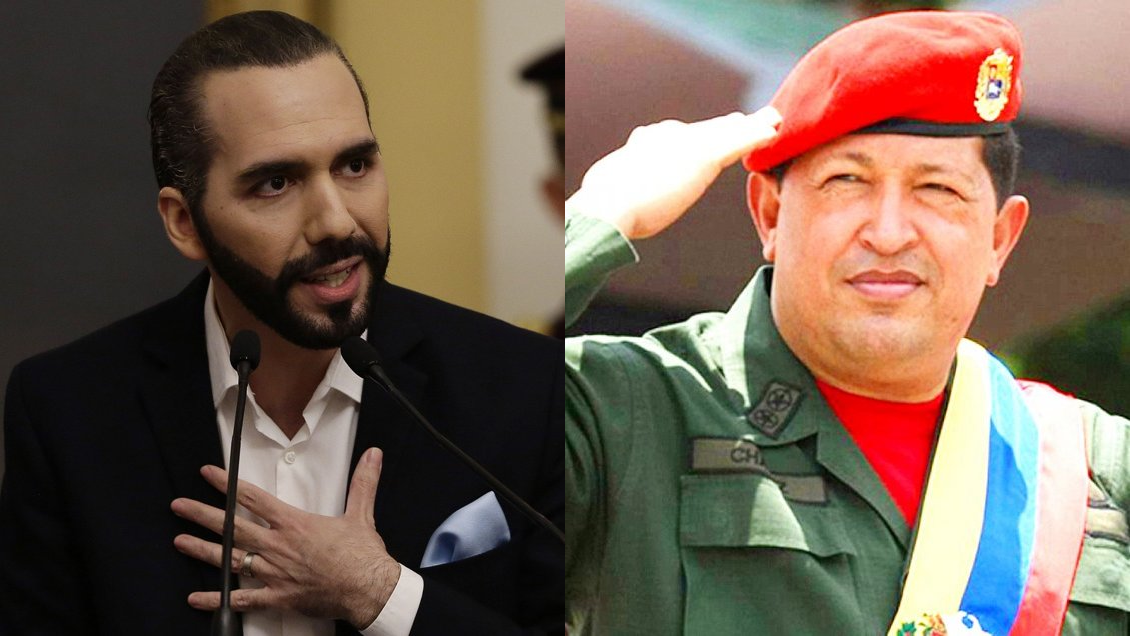 Bukele se comparó con Hugo Chávez