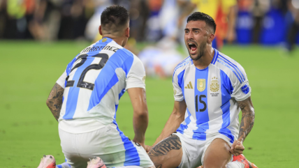   Lautaro Martínez marcó el agónico gol del título para Argentina en la final de Copa América 