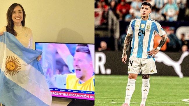 Vicepresidenta de Argentina defendió a Enzo Fernández: Basta de simular indignación, hipócritas