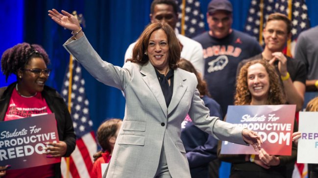 Campaña de Kamala Harris recaudó 47 millones de dólares en apenas siete horas
