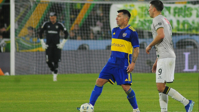   Gary Medel fue protagonista en empate que salvó Boca ante Instituto 