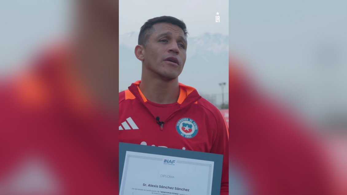 Alexis Sánchez completó el programa del INAF y logró título de 
