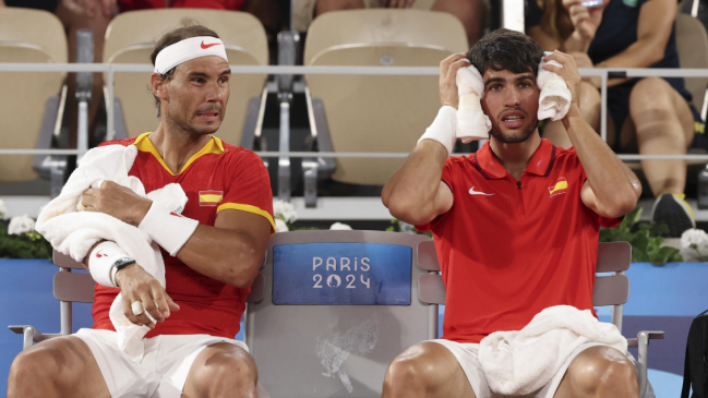   La dupla de Nadal y Alcaraz quedó eliminada de París 2024 en cuartos de final 