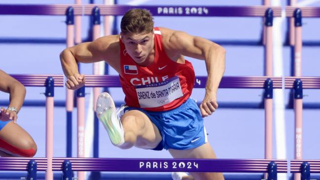   Martín Sáenz disputará el repechaje en París 2024 tras su debut en 110 metros vallas 