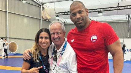   Francisca Crovetto entregó su apoyo a Yasmani Acosta antes de la final por el oro en París 