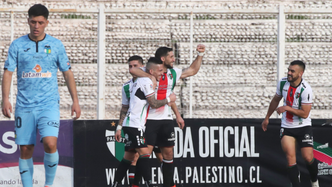   Palestino goleó a O'Higgins y logró su primer triunfo en la segunda rueda del Campeonato 