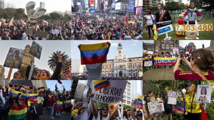   De Madrid a Nueva York: Venezolanos salieron a las calles en todo el mundo contra Maduro 