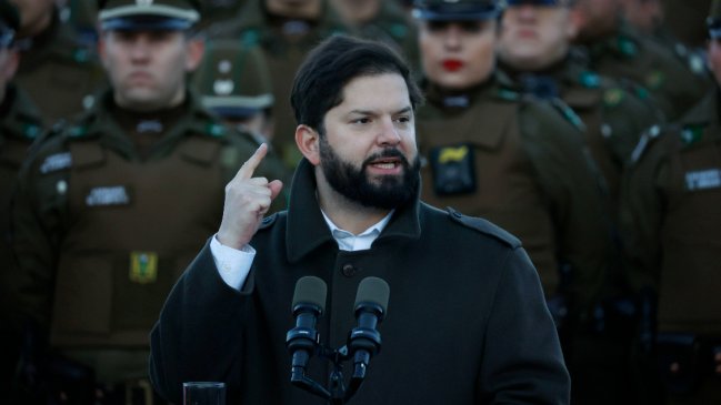 Boric por crisis de seguridad: 