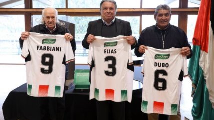   Palestino homenajeó a los legendarios Figueroa, Fabbiani y Dubó 