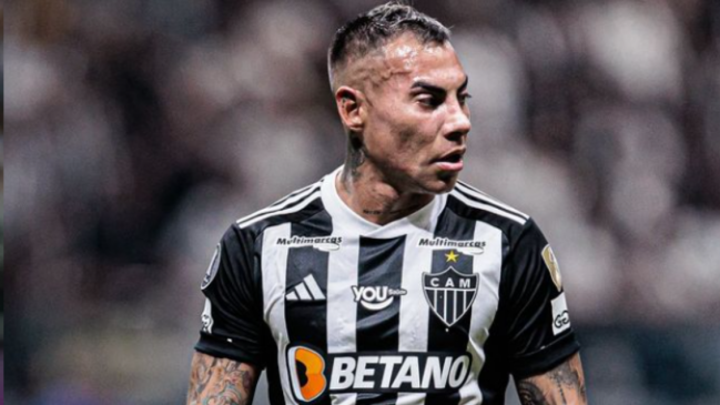   Eduardo Vargas fue titular en derrota de Mineiro ante Fluminense 