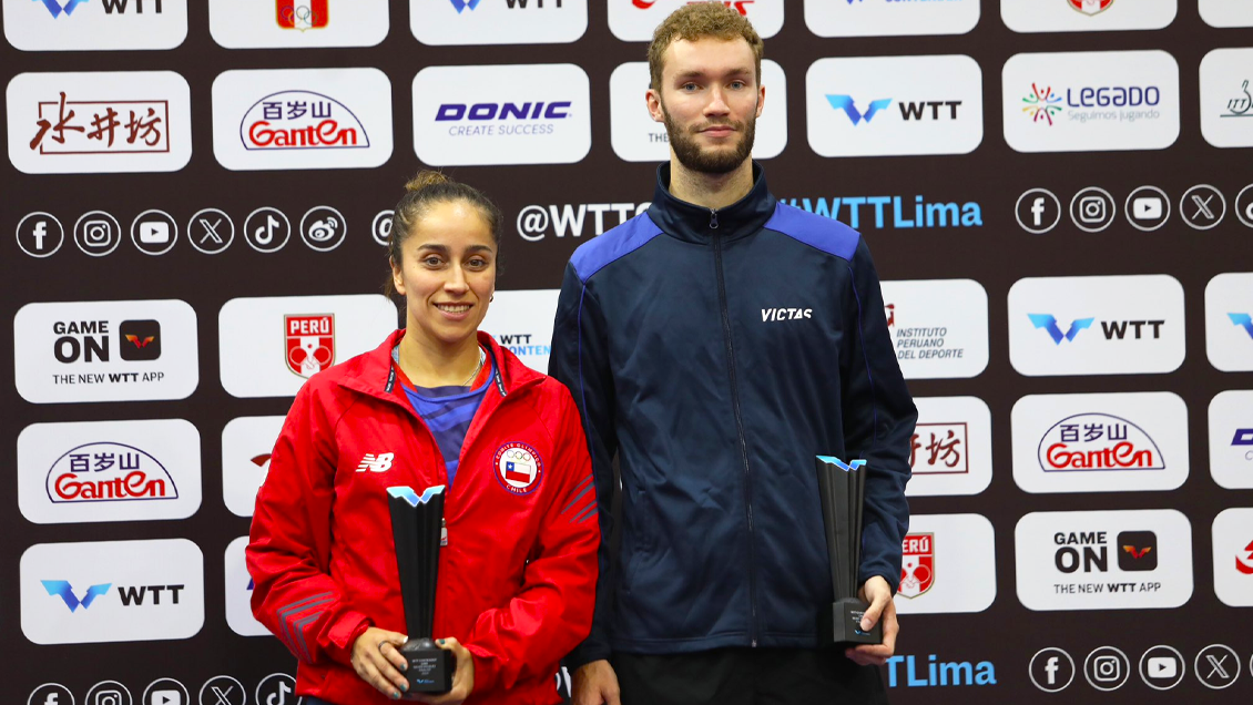 Paulina Vega alcanzó el subcampeonato del dobles mixto del WTT en Lima Paulina Vega alcanzó el subcampeonato del dobles mixto del WTT en Lima