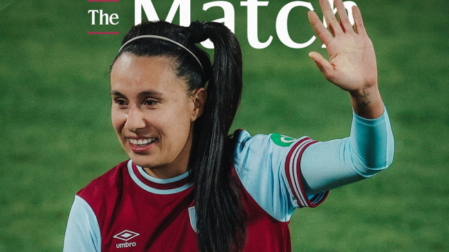   Camila Sáez fue elegida figura en su debut con West Ham ante PSG 