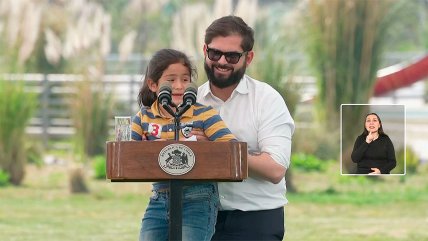   Niña pide ayuda al Presidente para regar el Parque La Castrina 