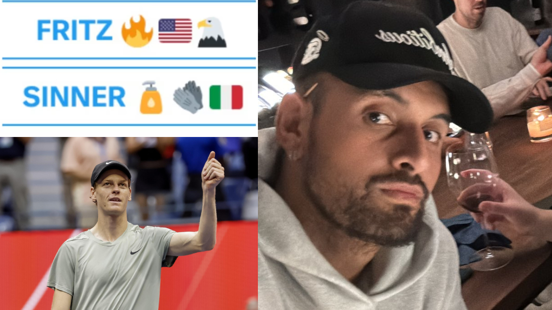 Kyrgios lanzó provocaciones a Sinner antes de la final del US Open Kyrgios lanzó provocaciones a Sinner antes de la final del US Open
