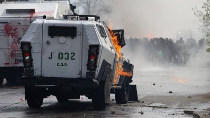  Romería del 11-S: Los desmanes en cercanías de La Moneda y el Cementerio General  