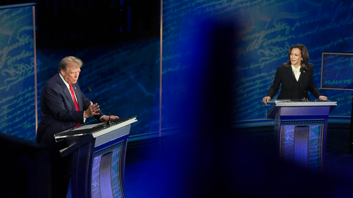 Harris se enfrentó a un Trump irascible en un debate lleno de ataques personales