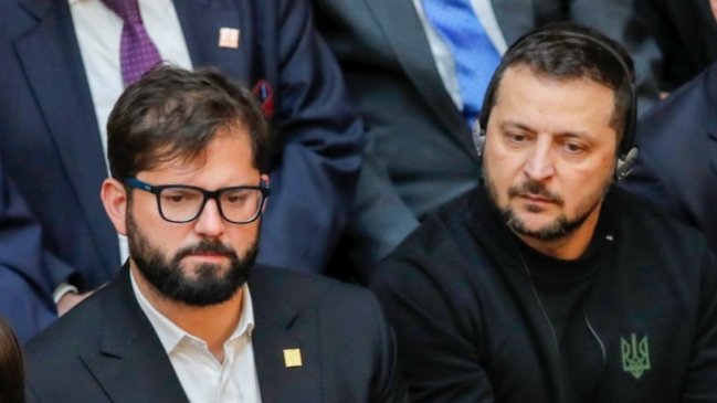 Zelenski valora apoyo de Boric: 