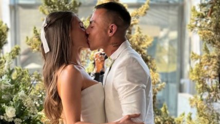   Eduardo Vargas contrajo matrimonio con Juliana Peixoto 