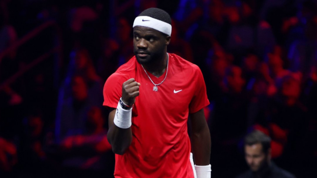   Tiafoe derrotó a Medvedev adelantó al equipo Mundo en la Laver Cup 