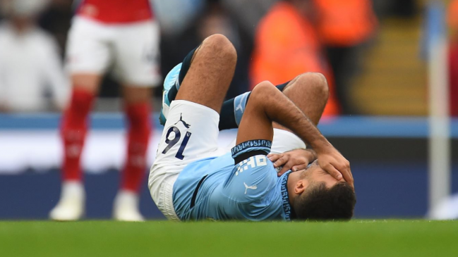   Rodri se lesionó la rodilla en el duelo de Manchester City y Arsenal 