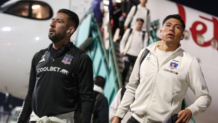   Colo Colo arribó a Argentina para la revancha contra River Plate en la Copa Libertadores 