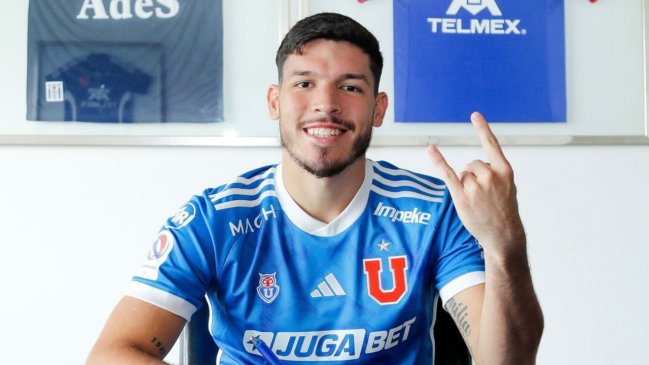   U. de Chile dio la bienvenida oficial al venezolano Bienneider Tamayo 