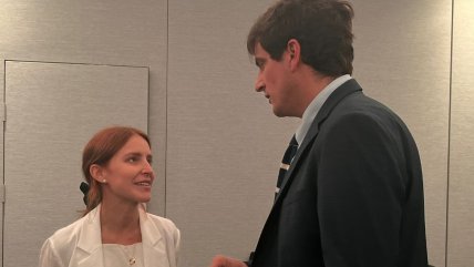   Diputado Schalper se reunió con hija de María Corina Machado en Nueva York 