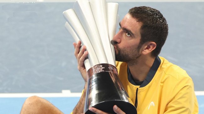   Marin Cilic revivió en el circuito con su primer título en tres años 