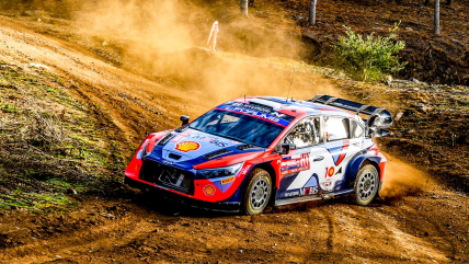   Neuville sufrió y Tänak lideró la primera jornada en el Rally del Biobío 