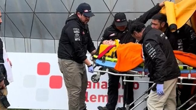 Martín Scuncio y Javiera Román sufrieron accidente en el Rally del Biobío