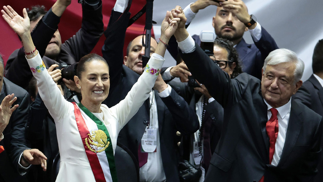 Claudia Sheinbaum hizo historia al asumir como la primera mujer presidenta de México